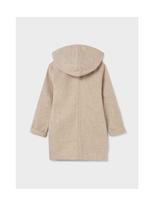 Mayoral Kinderjacke Lang mit Kapuze Beige