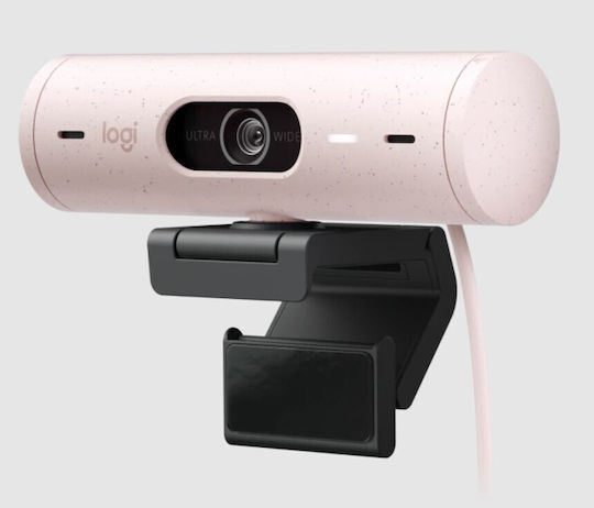Logitech Brio 500 Full HD 1080p Web Camera with Autofocus Pink