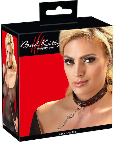 You2Toys Bad Kitty Leash With Collar Κολάρο σε Μαύρο Χρώμα