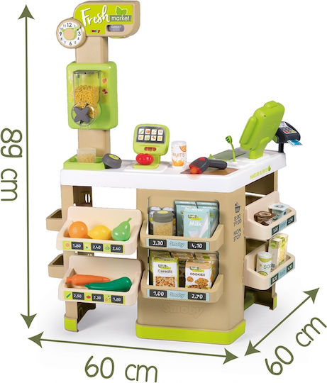 Smoby Fresh Market για 3+ Ετών 89 εκ. 44τμχ
