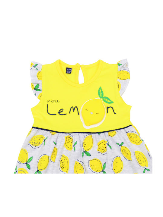 Evita Kids Dress Sleeveless Yellow