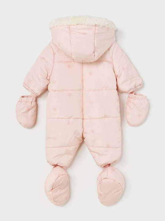 Mayoral Ecofriends Baby Bodysuit for Going Out Long-Sleeved Pink