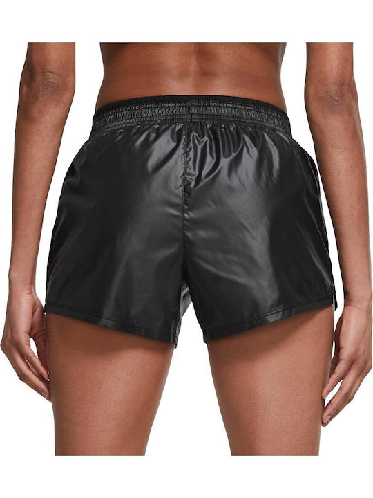 Swoosh Γυναικείο Δερμάτινο Αθλητικό Σορτς Dri-Fit Μαύρο