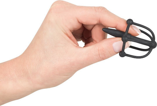 You2Toys Penis Plug with Glans Cage Expander in Black Color