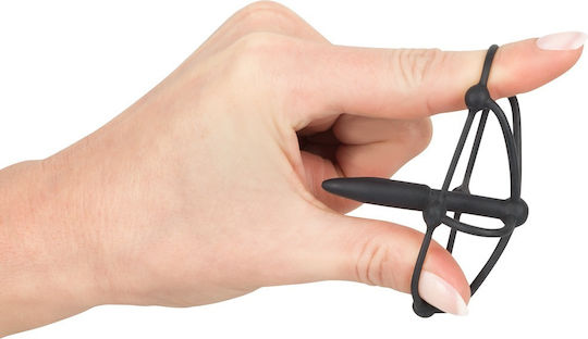 You2Toys Penis Plug with Glans Cage Expander in Black Color