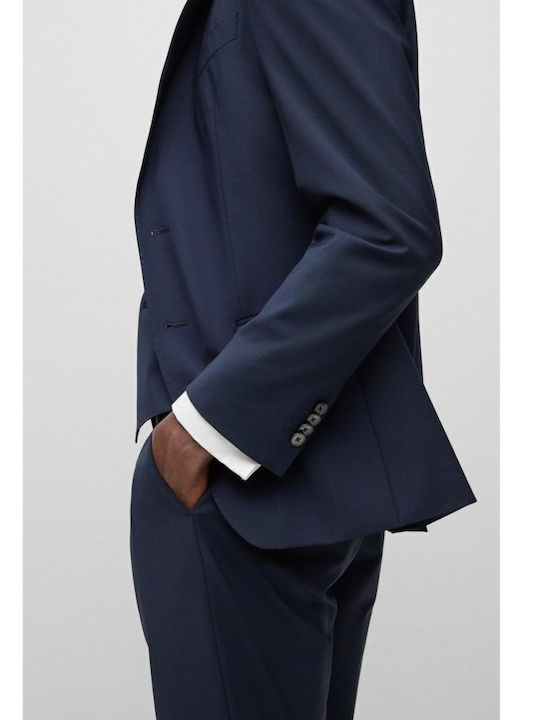 Men's Suit Jacket Slim Fit Navy Blue