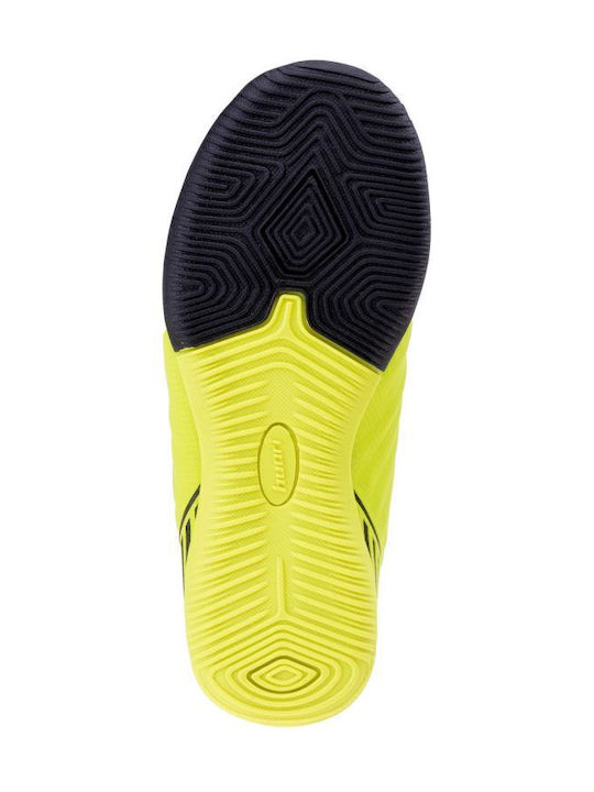 Pallo Jr Kids Indoor Soccer Shoes without Laces Yellow