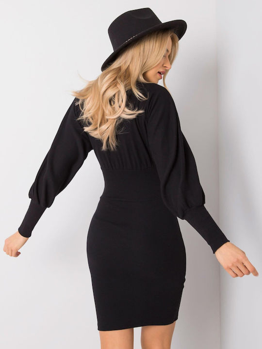 Rue Paris Mini Dress Black