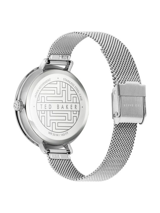 Ted Baker Ammy Pop Women's Watch with Silver Metal Bracelet