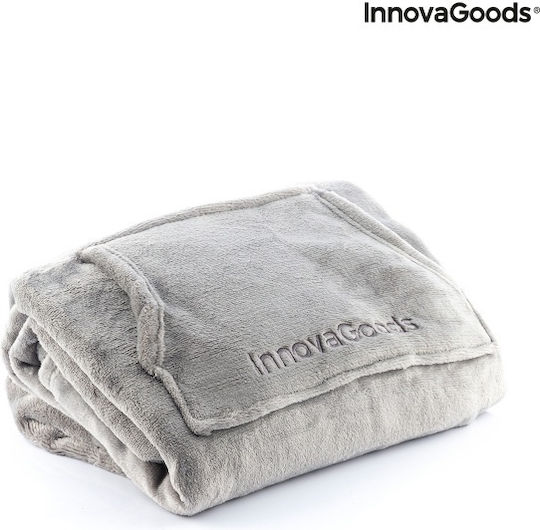 InnovaGoods Swug Одеяло Полар с Ръкави 120x160см Сиво