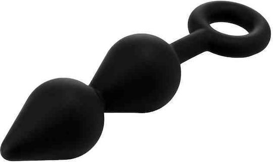 Dream Toys Fantasstic Double Drop Anal Plug XLarge Black