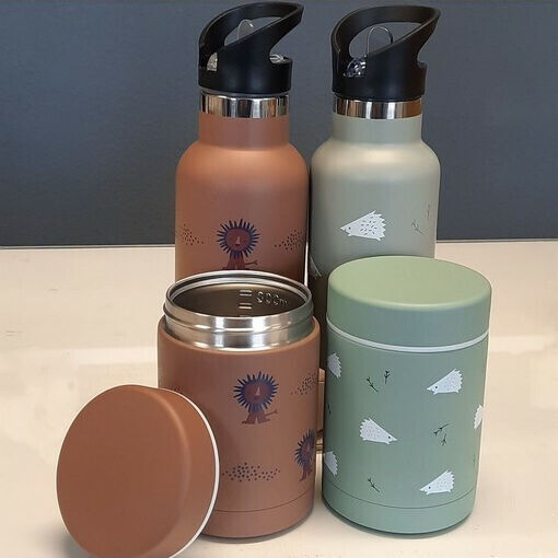 Fresk Deer Amber Baby Thermos für Lebensmittel Edelstahl 300ml