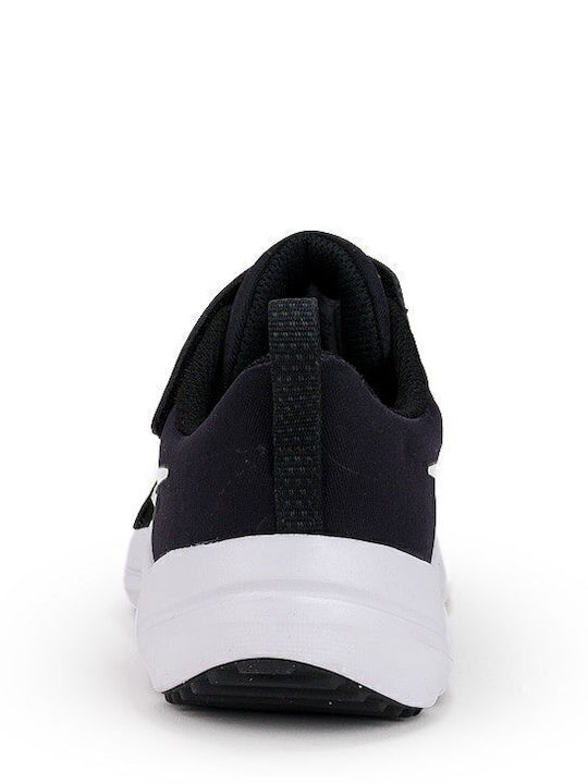 Downshifter Downshifter 12 Kids Sports Shoes Running with Hoop & Loop Closure Black / Dark Smoke Grey / White