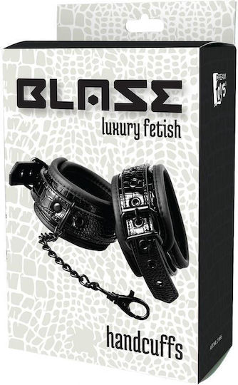 Dream Toys Blaze Luxury Fetish Hand Cuffs Белезници Black / Croco