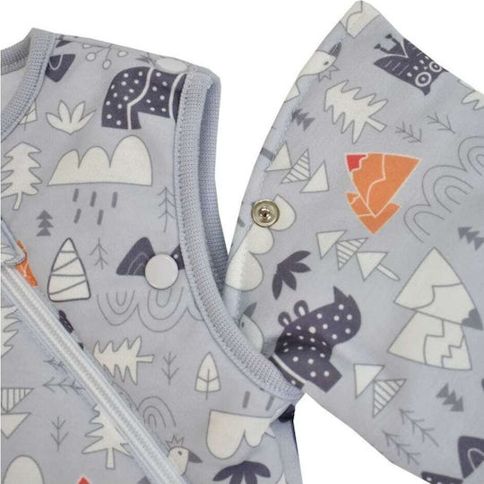 Tender Summer Sleeping Bag with Feet Flex 1 Tog Grey with Detachable Sleeves