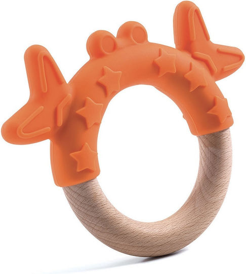 Djeco Djeco Discovery Teething Ring Made of Wood for 0 Months+ 3 Pieces