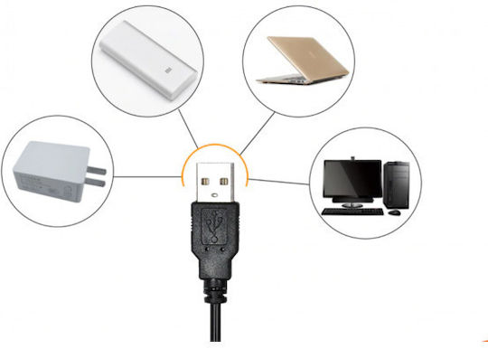 Ringlicht LED USB Stativ 2,2m Ringlicht 26cm 2500 - 4500K mit Bodenstativ und Handyhalter