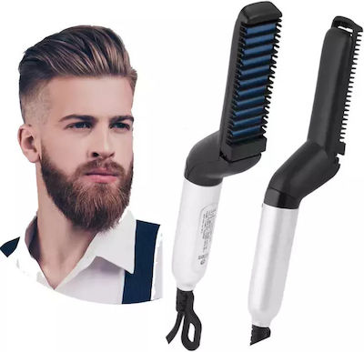 Andowl Electric Ceramic Hair & Beard Brush for Straightening