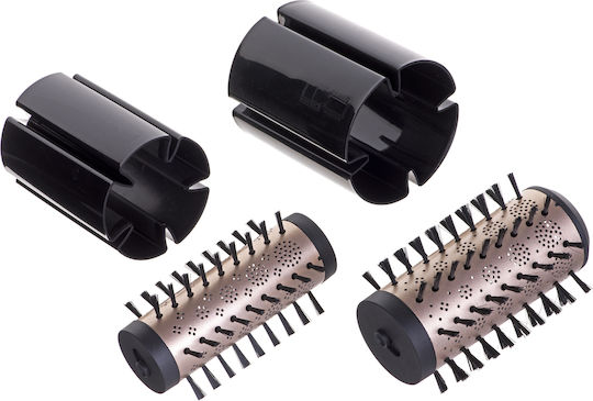 Babyliss Big Hair Dual Ceramic Electric Brush with Air & Rotating Head for Straightening and Curls 650W