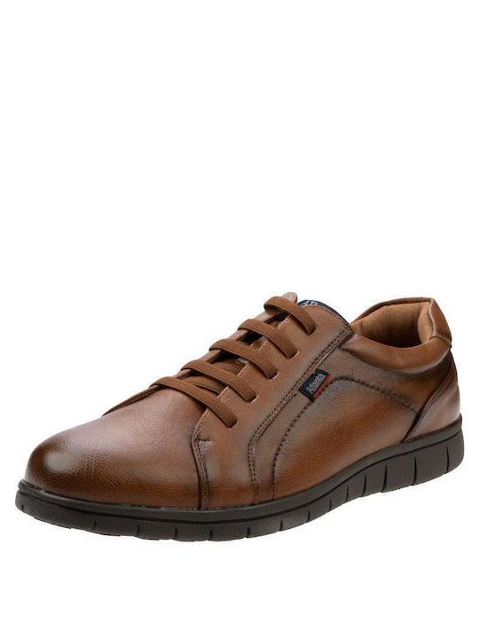 Atlanta Men's Leather Casual Shoes Tabac Brown