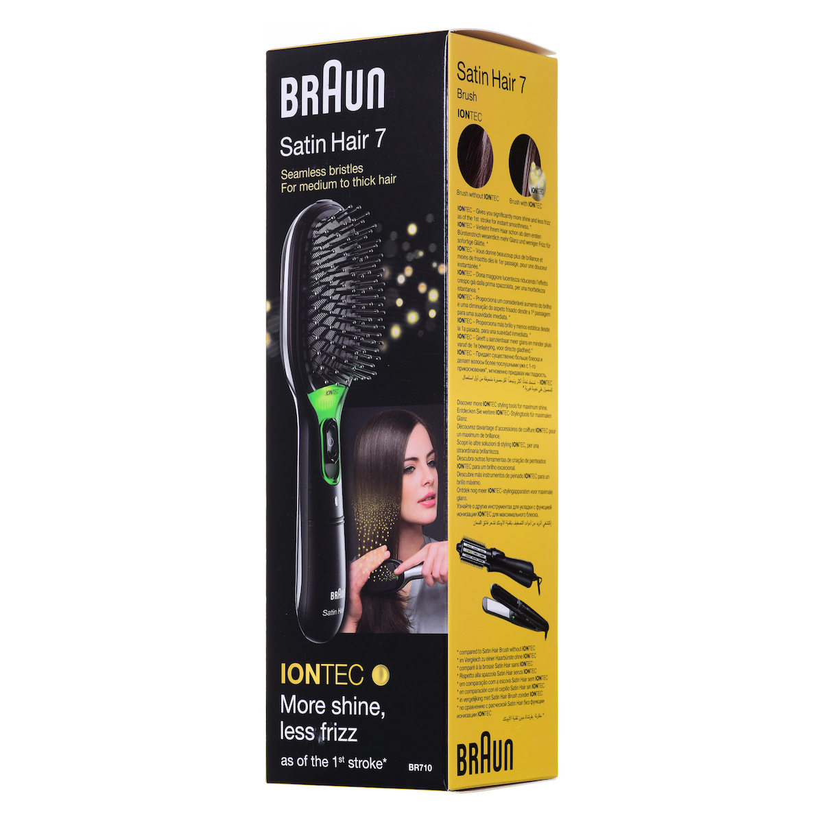 Braun Satin Hair Electric Brush for Straightening BR710