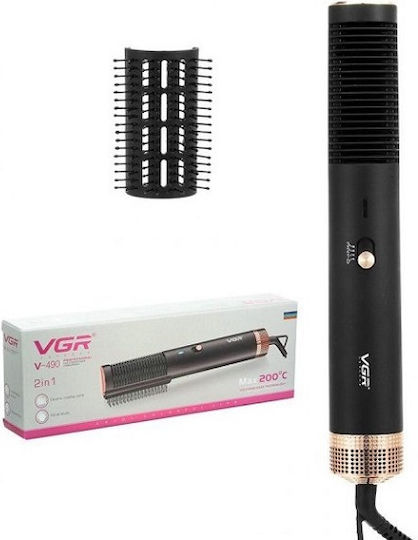 VGR Electric Brush with Air for Straightening 1200W