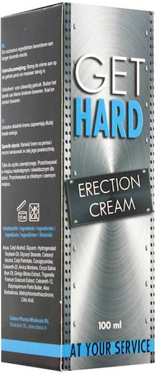 Cobeco Pharma Get Hard Erection Διεγερτική Κρέμα για Άνδρες 100ml