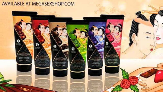 Shunga Kissable Κρέμα για Μασάζ με Άρωμα Sparkling Strawberry Wine 200ml