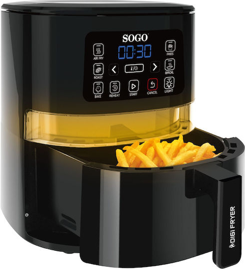 Sogo Air Fryer 4lt Black FRE-SS-10820