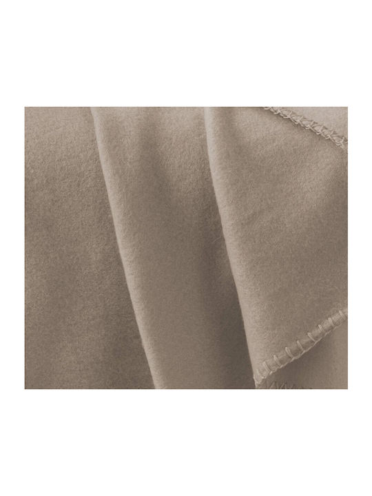 Kipper Malou Pătură Fleece Canapea 125x150cm. Taupe