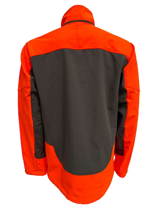 Apu Himaalaya Men's Winter Softshell Jacket Waterproof and Windproof Orange