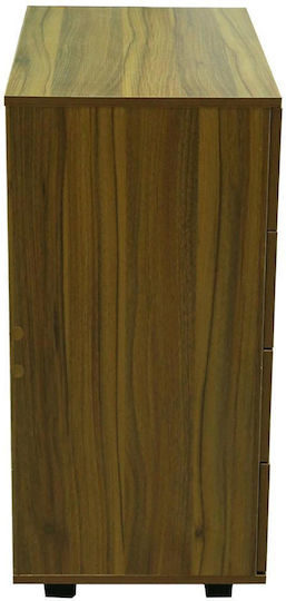 Wooden Chest of Drawers for Bedroom with 4 Drawers 80x40x83cm