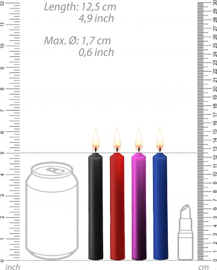 Shots Teasing Wax Candles 4Stück