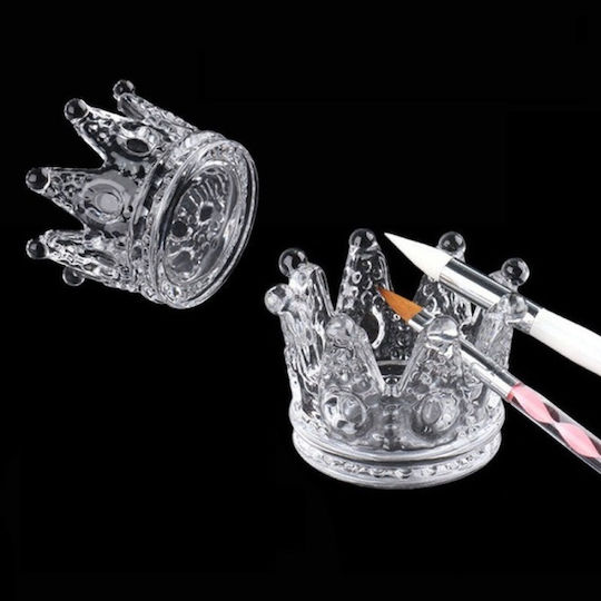 UpLac Brush Holder Crown Art COSMO-10503