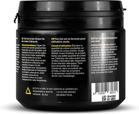 Buttr Fist Gel Anal Gel lubrifiant 500ml