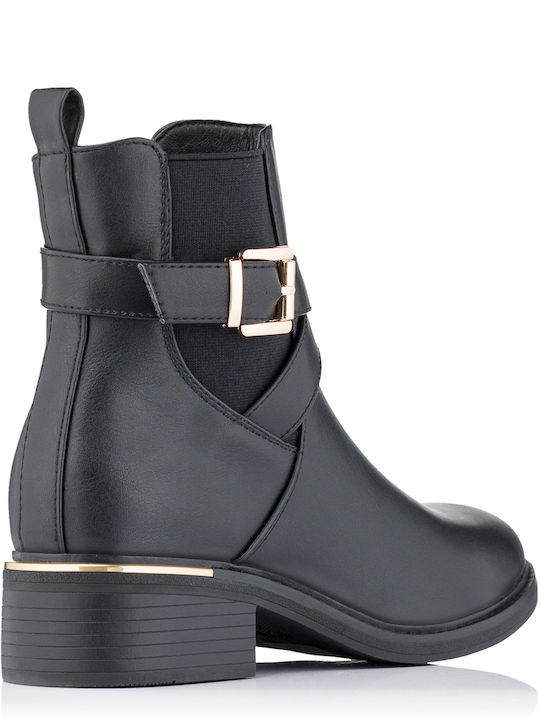 Diamantique Women's Biker Boots Black