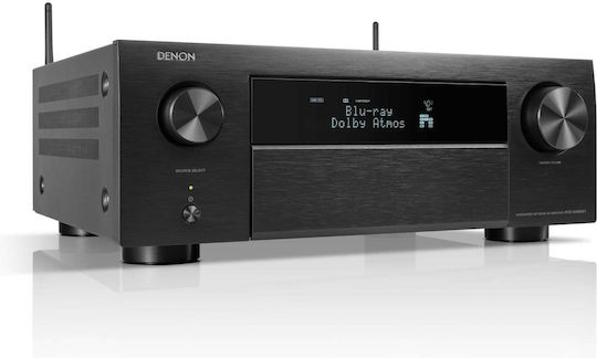 Denon AVC-X4800H Home Cinema Receiver 4K/8K 11.2 Channels 125W/8Ω 165W/6Ω with HDR and Dolby Atmos Black