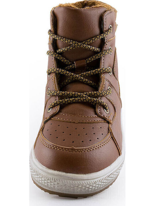 Παιδικά Sneakers High Καφέ