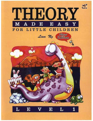Rhythm MP Ng Lina - Theory Made Easy For Little Children Level 1 (Αγγλική Έκδοση) Copil Carte de teorie