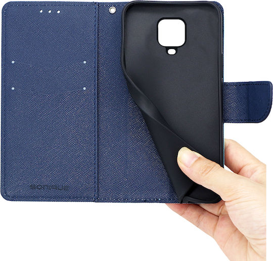 Sonique Trend Wallet Synthetic Leather Ciel / Dark Blue (Redmi Note 9S / 9 Pro / 9 Pro Max)