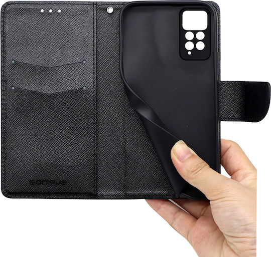 Sonique Trend Wallet Δερματίνης Μαύρο (Redmi Note 11 Pro 4G/5G / Redmi Note 12 Pro 4G)