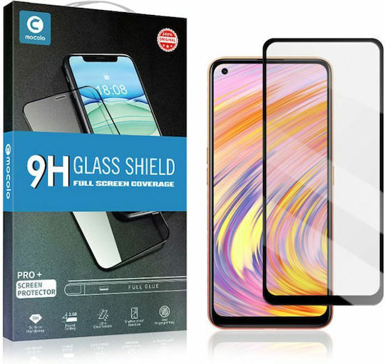 Mocolo 5D Full Glue Full Face Tempered Glass Black (OnePlus Nord 2 5G)