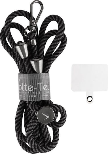 Volte-Tel VT18 Neck Strap for Mobile Phones Black / Grey 8318368