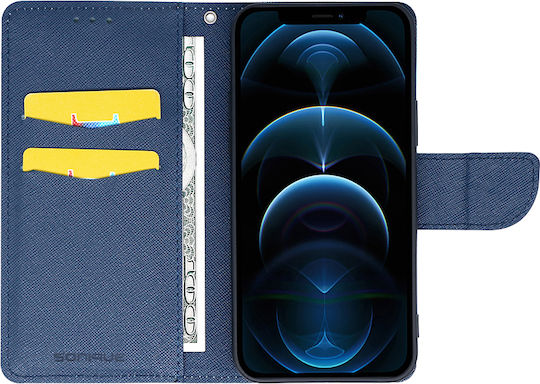 Sonique Trend Wallet Synthetic Leather Ciel / Dark Blue (Redmi Note 8 2021)
