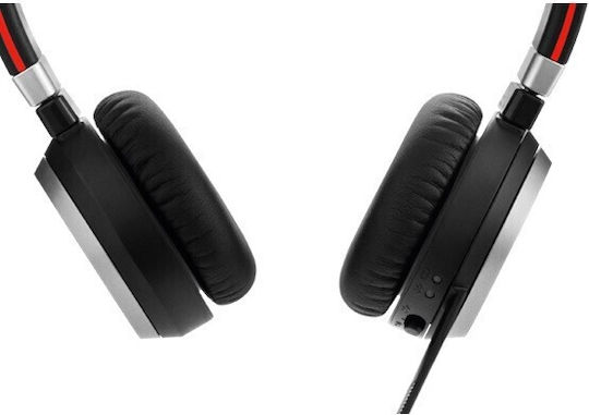 Jabra Evolve 65 SE MS Duo Безжични На ушите Мултимедийни слушалки с микрофон и връзка Bluetooth в Черен цвят