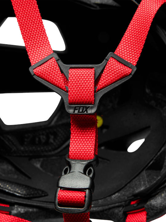 Fox Mainframe Fahrradhelm Berg mit MIPS Schutz Rot