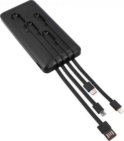 GRAB N GO GNG-290 Power Bank 10000mAh mit USB-A Anschluss Schwarz
