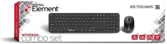 Element KB-700WMS Wireless Keyboard & Mouse Set Greek