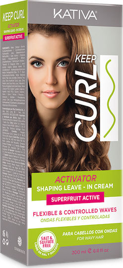 Kativa Keep Hair Styling Cream for Curls 200ml