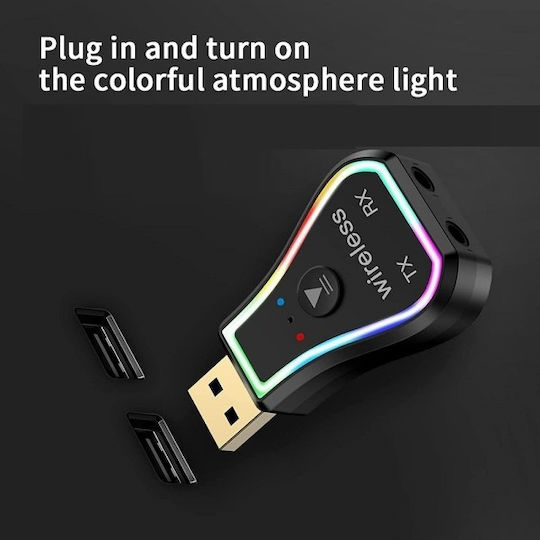 Andowl Bluetooth 5.0 Приемник и Предавател с USB Изход